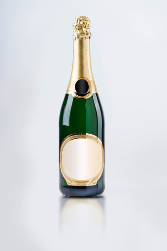 Luxury champagne bottle