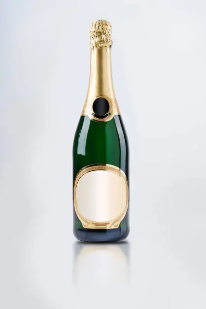 Luxury champagne bottle