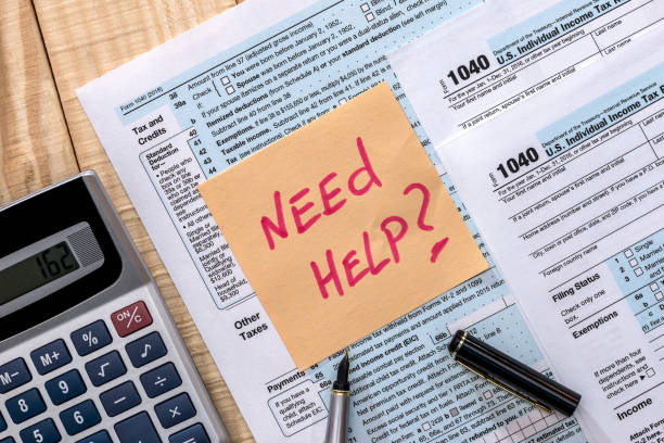 istock Form 1040 for - tax return 935990602
