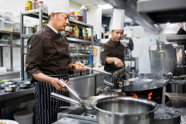 istock Cooking in Chinese restaurant 935993238