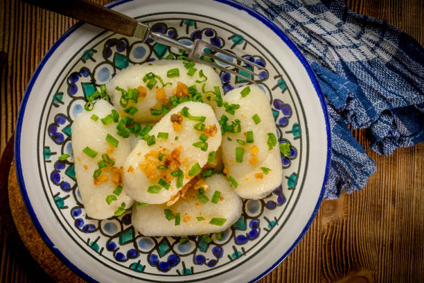 istock Potato dumplings stuffed with minced meat 936004548