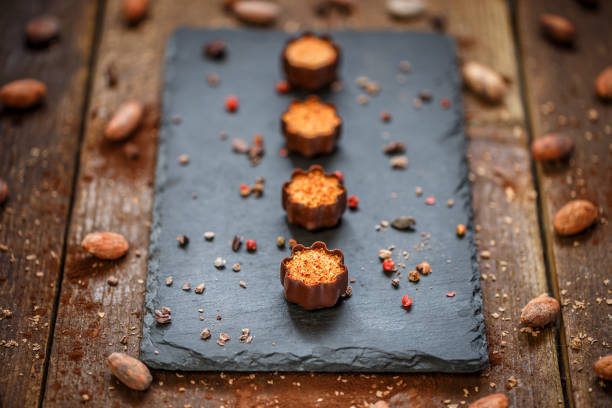 Fine chocolate pralines