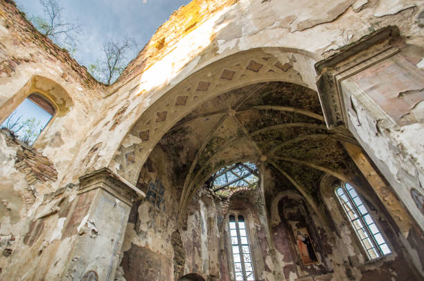 istock Ruins of Catholic Assumption Church, Ukraine 936007956