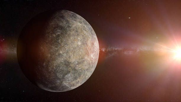 istock planet Mercury lit by the Sun 936008670