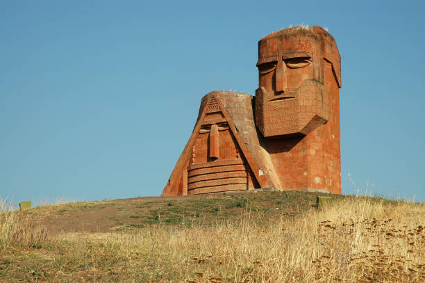 istock Statue in Stepanakert, Nagorno Karabakh 936012552