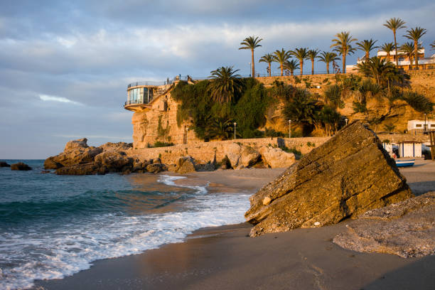 istock Calahonda Beach in Nerja at Sunrise 936016630