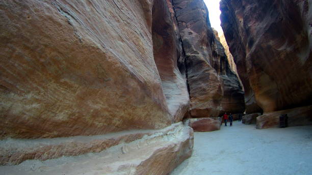 istock Long curved yellow bent narrow canyon 936021130