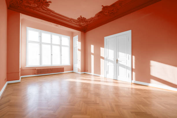 istock empty room in classical restored building  - real estate interior - 936025380