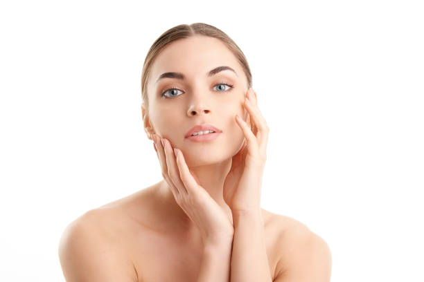 istock Young woman with healthy glowing skin 936032122