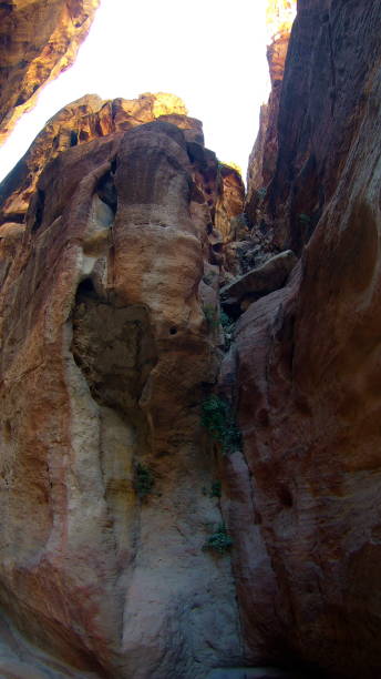 istock Long curved yellow bent narrow canyon 936037376