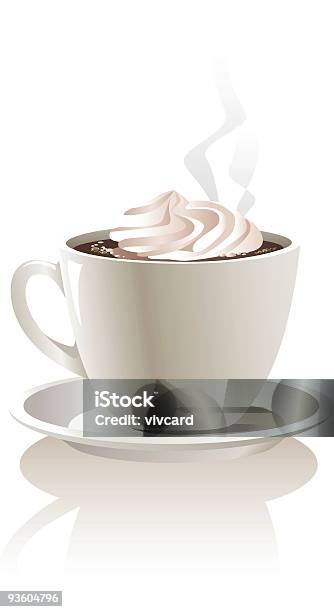 Cioccolata Calda - Immagini vettoriali stock e altre immagini di Bevanda calda - Bevanda calda, Bevanda spumosa, Caffè - Bevanda