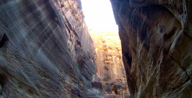 istock Long curved yellow bent narrow canyon 936062668