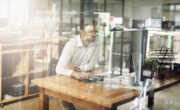 istock He's got the determination to survive the fast-paced business world 936062742