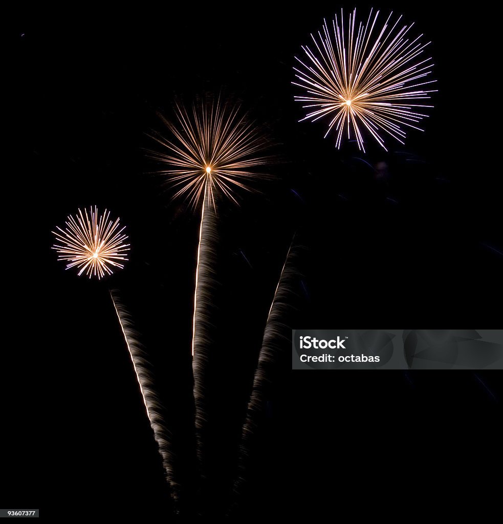 fuochi d’artificio - Foto stock royalty-free di Allegro