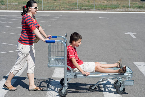 istock Family going for a weekend shopping 93607715