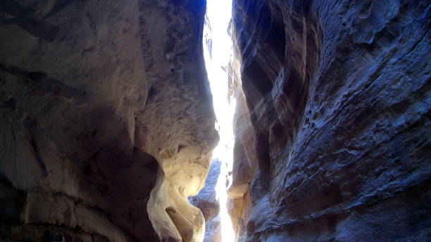 istock Long curved yellow bent narrow canyon 936081868