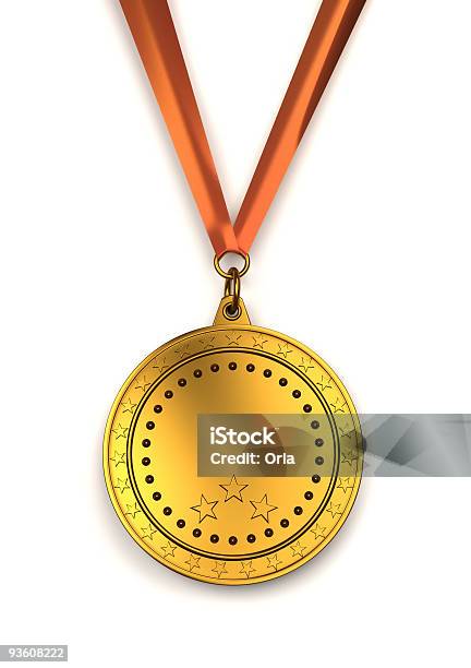 Foto de Medalha De Ouro e mais fotos de stock de Dourado - Descrição de Cor - Dourado - Descrição de Cor, Forma, Fotografia - Imagem