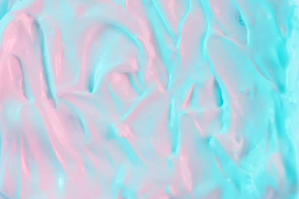 istock White paint background in vibrant bold gradient holographic colors. Concept art. Minimal surrealism. 936093412