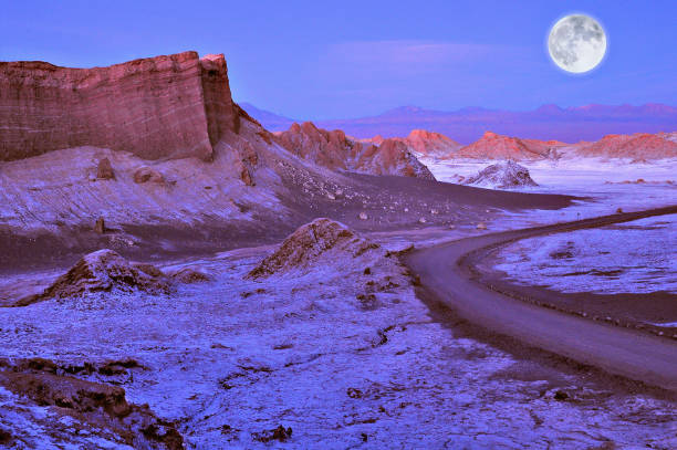 istock Moon valley in Atacama desert at sunset time, 936098612