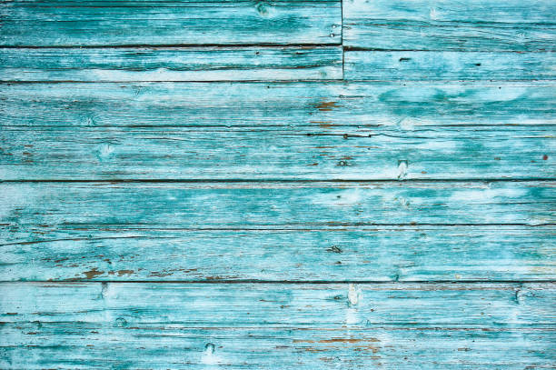 istock Old wooden background colored blue paint. 936109892