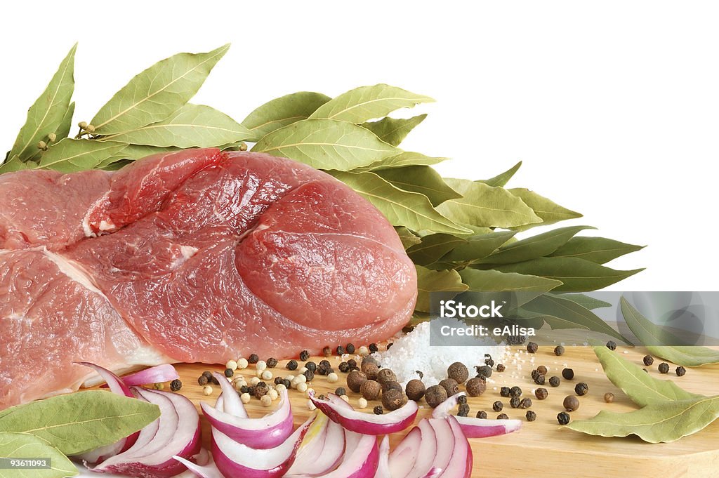 Carne di maiale cruda - Foto stock royalty-free di Alimentazione sana