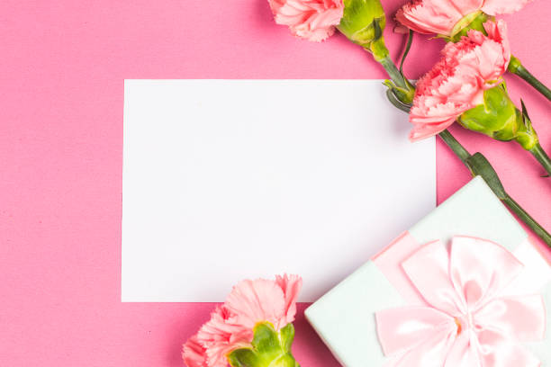 istock Carnations, happy mother's day, greeting cards 936113806