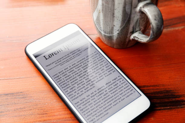 Online books on smartphone
