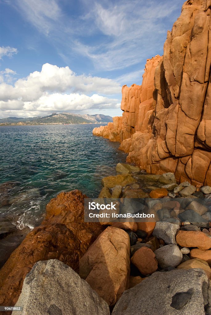 Costa do Mediterrâneo - Royalty-free Azul Foto de stock