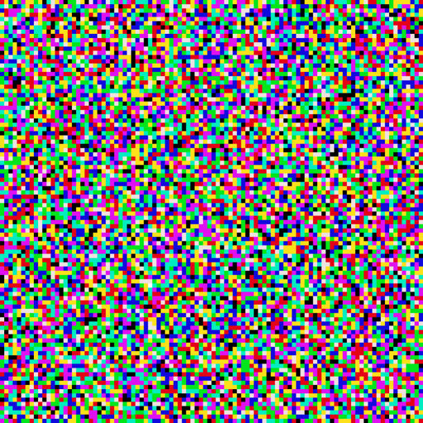 Vector VHS no signal Vector TV VHS noise flickering. Colored grainy tileable noise effect of no signal. flicker bird stock illustrations