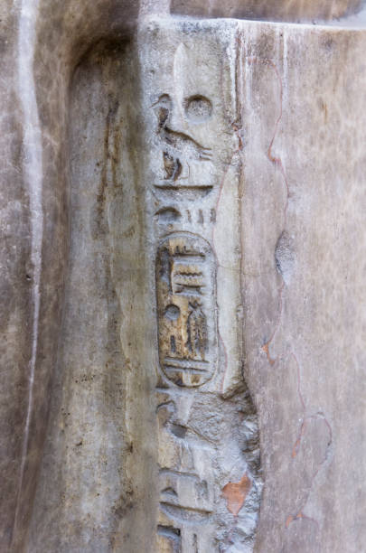istock Ancient Egyptian hieroglyphs embossed in stone 936120974
