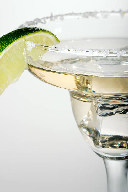 istock Cocktail with ice in Martini glass 93612153