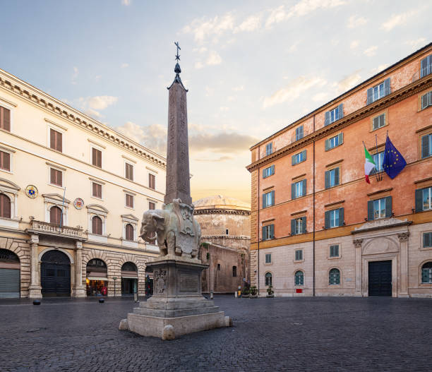 istock Elephant and Obelisk  in the Piazza della Minerva in Rome, Italy. 936128480