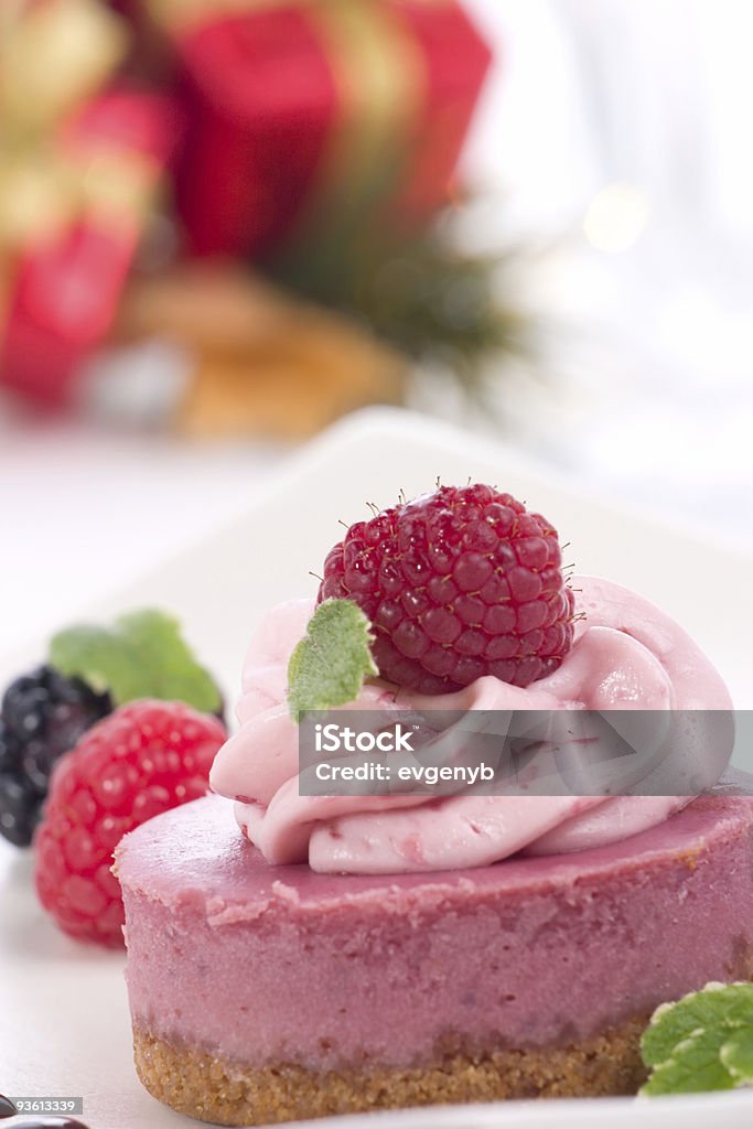산딸기 치즈케이크 - 로열티 프리 0명 스톡 사진