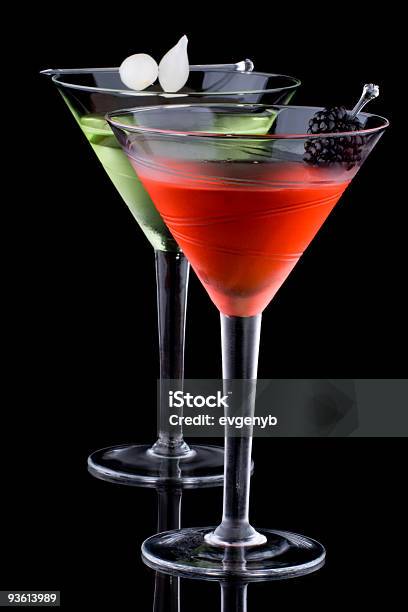 Mais Populares Clássicos De Martini Cocktails Série - Fotografias de stock e mais imagens de Amora Preta