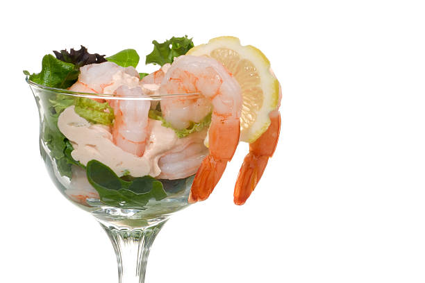 Shrimp cocktail stock photo