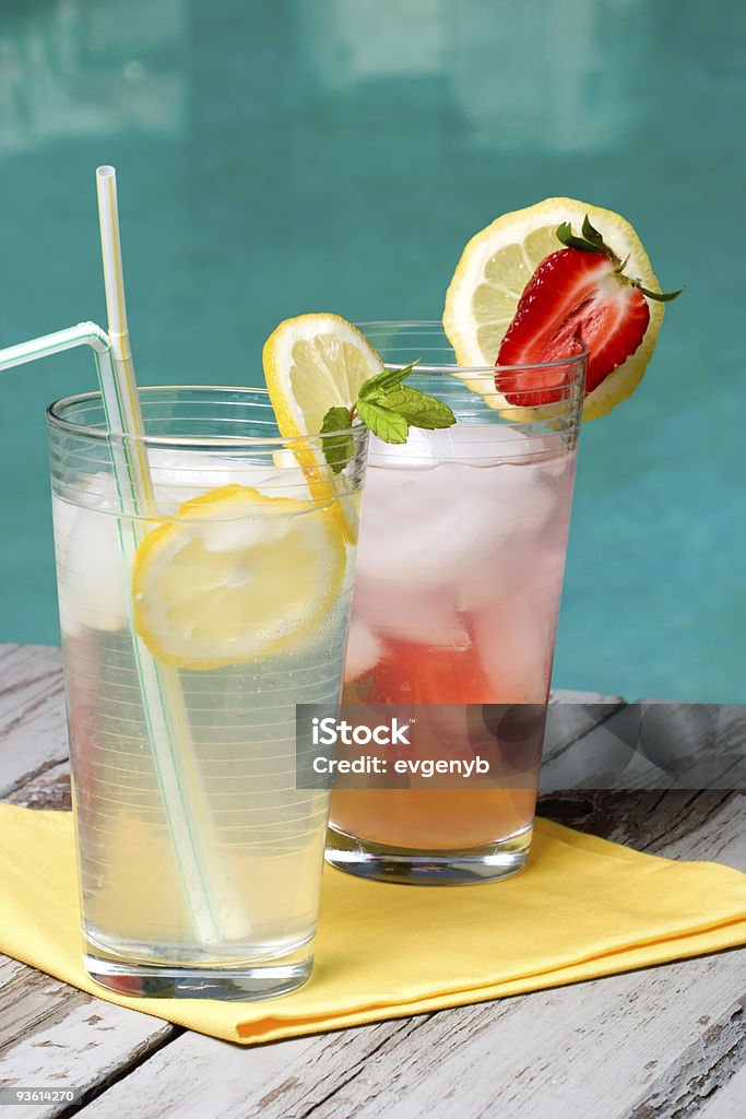 Iced lemonade  Citrus Fruit Stock Photo