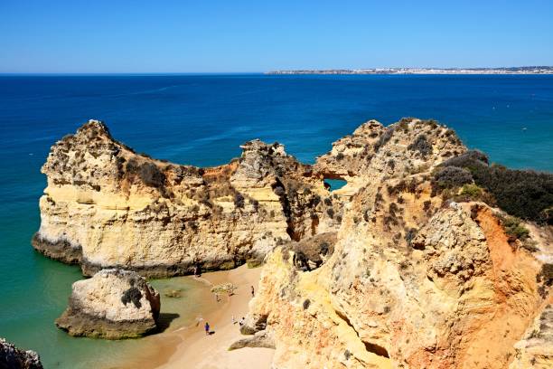 istock Praia da Rocha beach and rocks, Portugal. 936143190
