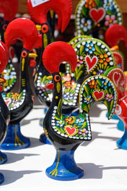 istock Painted roosters, Portugal. 936143330