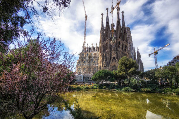 istock sagrada familia cathedral park view 936143434