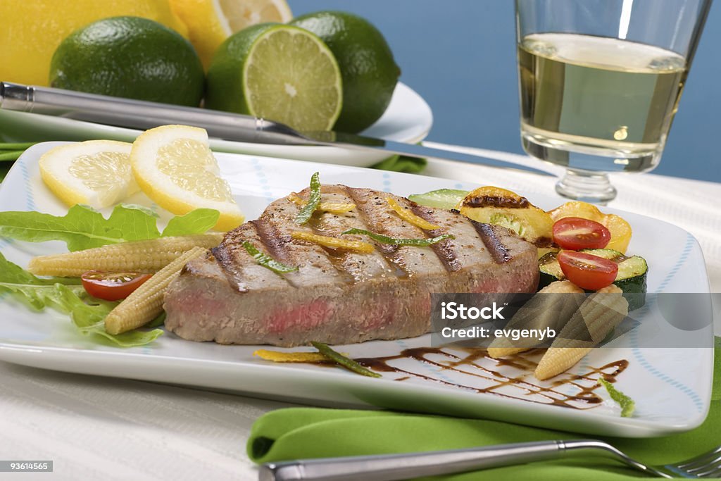 Grelhado Filete de atum - Royalty-free Alimentação Saudável Foto de stock