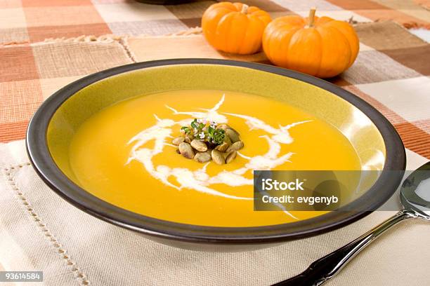 Pumpkin Soup Stock Photo - Download Image Now - Bowl, Butternut Squash, Color Image