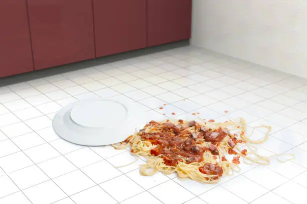 Photo of Fallen dish of pasta