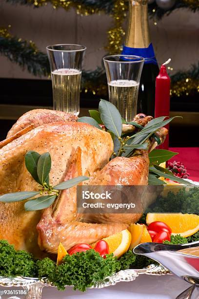 Weihnachten Türkei Zu Tisch Zu Weihnachten Stockfoto und mehr Bilder von Farbbild - Farbbild, Feiertag, Fleisch