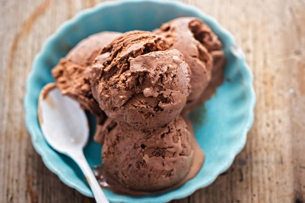 Belgian chocolate ice creams Belgian chocolate ice creams belgian culture photos stock pictures, royalty-free photos & images