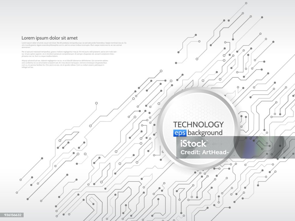 Circuit board vector illustration. High-tech technology background texture. Circuit board vector illustration. Circuit Board stock vector