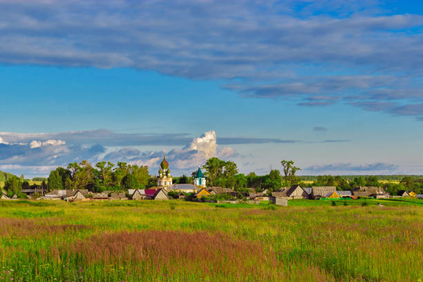 istock russian village landscape 936160244