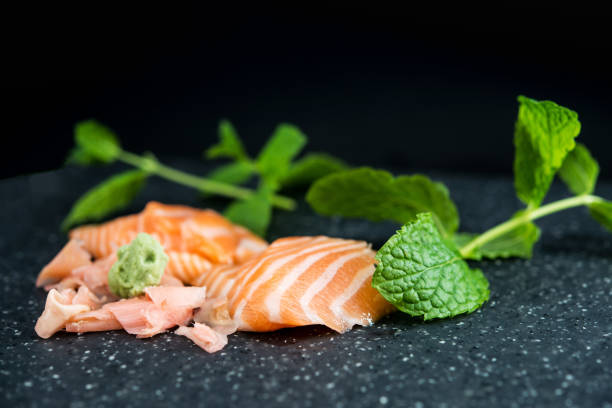 istock Japanese food fresh raw fish mixed sashimi 936175574