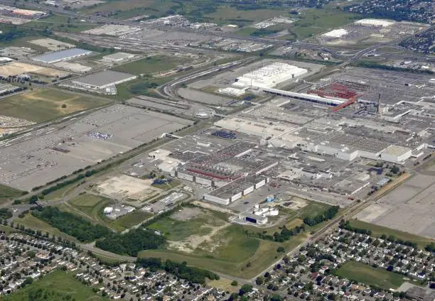 Photo of Oshawa Ontario, aerial