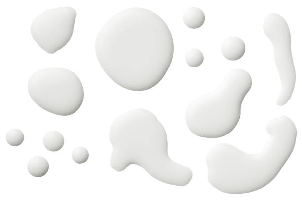 白い背景で隔離のミルク - ミルク ストックフォトと画像