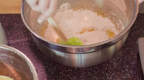 istock Woman baking homemade banana bread. 936176916